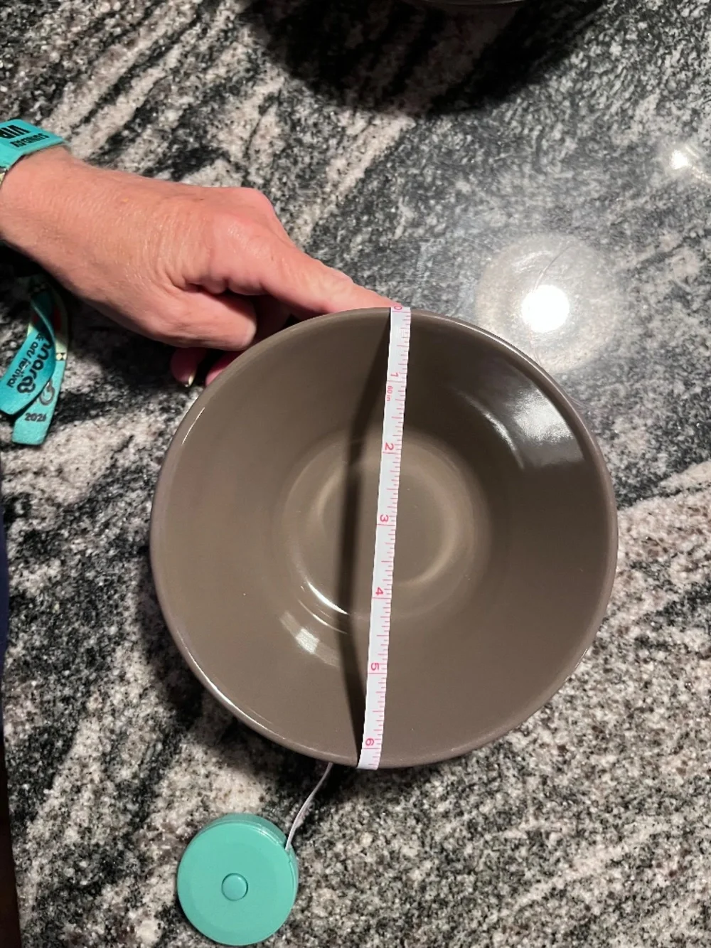 Pampered Chef Graystone Large Round Stoneware Platter and Bowl (NEW without OB)